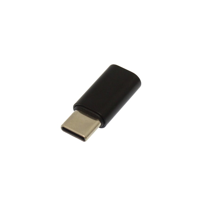 Αντάπτορας Type C αρσενικό σε Micro USB θηλυκό μαύρος FT-ADA14