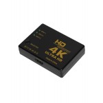 HDMI μετατροπέας splitter 3 σε 1 με υποστήριξη Ultra HD 4K με εσωτερικό IR και χειριστήριο OEM Μετατροπείς εικόνας ee2831