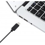 Γενικός αναγνώστης καρτών μνήμης USB 3.1 Type-C 4 θυρών με USB / SD / TF μαύρος OEM Καλώδια ee3782