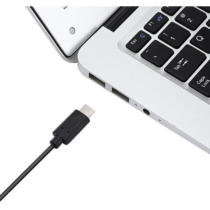 Γενικός αναγνώστης καρτών μνήμης USB 3.1 Type-C 4 θυρών με USB / SD / TF μαύρος OEM Καλώδια ee3782