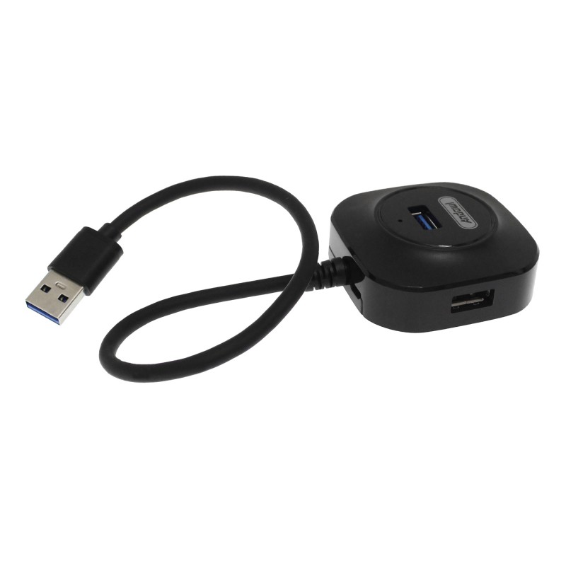 Αντάπτορας Hub USB 3.0/2.0 4 θυρών μαύρος Q-HU123 Andowl