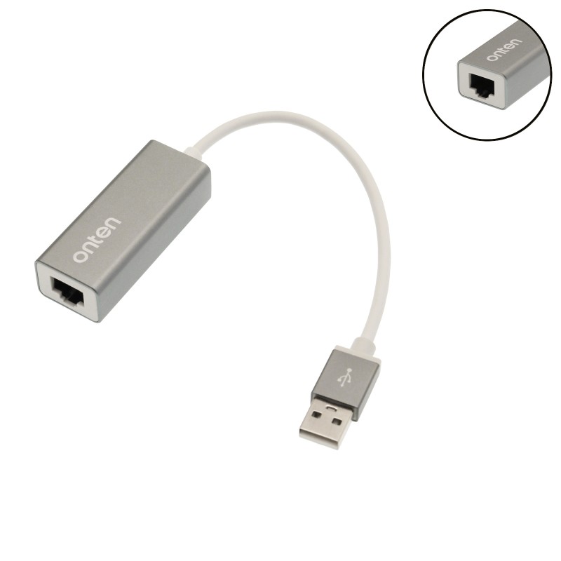 Αντάπτορας δικτύου για ενσύρματη σύνδεση Ethernet σε USB 2.0 OTN-5225D