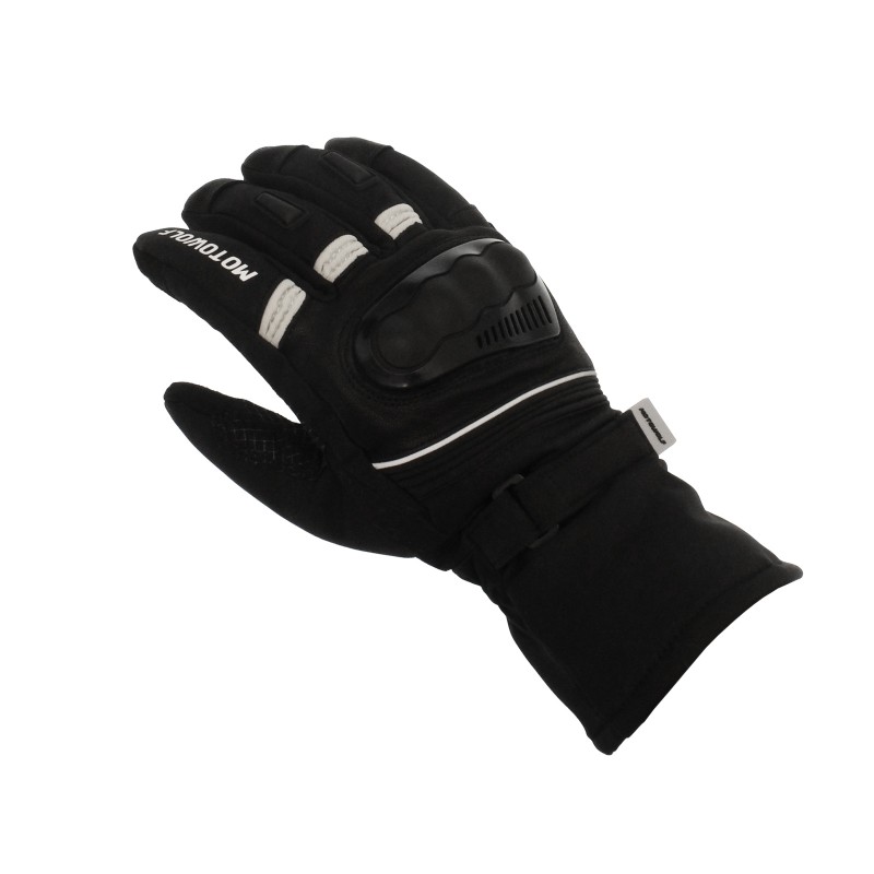 Αδιάβροχα χειμερινά γάντια μηχανής με προστασία στις αρθρώσεις XLarge μαύρα Motowolf MDL0318