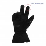 Αδιάβροχα χειμερινά γάντια μηχανής με προστασία στις αρθρώσεις XLarge κόκκινα Motowolf MDL0318