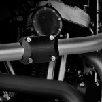 Προστατευτικό για κάγκελα μοτοσυκλέτας Φ 2.9/2.5/2.3cm μαύρο 1 τεμάχιο Motowolf MDL3701