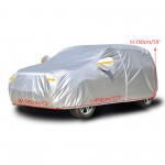 Κουκούλα αυτοκινήτου Hatchback αδιάβροχη με λάστιχο και ιμάντα large 450 x 185 x 155cm A52-19-2-L NOVSIGHT