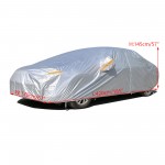 Κουκούλα αυτοκινήτου Sedan αδιάβροχη με λάστιχο και ιμάντα small 420 x 170 x 145cm A52-19-3-S NOVSIGHT