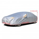 Κουκούλα αυτοκινήτου Sedan αδιάβροχη με λάστιχο και ιμάντα XXL 530 x 200 x 150cm A52-19-3-XXL NOVSIGHT
