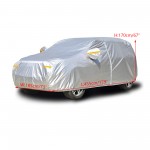 Κουκούλα αυτοκινήτου SUV αδιάβροχη με λάστιχο και ιμάντα medium 455 x 185 x 170cm A52-19-Y-M NOVSIGHT