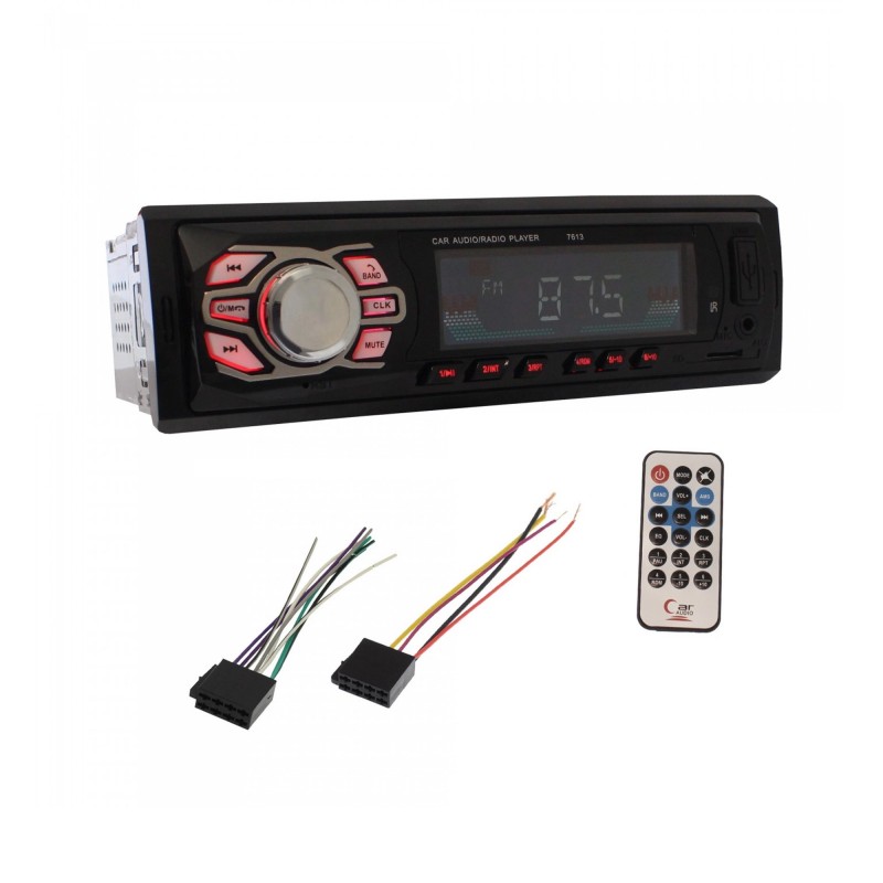 Ηχοσύστημα αυτοκινήτου 1 DIN Bluetooth με TFT οθόνη SD/USB/AUX και χειριστήριο CDX-7613BT