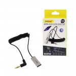 Bluetooth Receiver 3.5mm Jack σε USB με ενσωματωμένο μικρόφωνο για το αυτοκίνητο Q-H10 Andowl