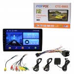 Ηχοσύστημα αυτοκινήτου 2DIN Bluetooth με οθόνη αφής 9" 12V USB/AUX/FM/GPS/Wi-Fi 4+64GB Android CTC-9802 PERVOI