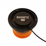 LED φάρος μαγνητικός περιστρεφόμενος 10-30V πορτοκαλί IP66 με 2 λειτουργίες και πρίζα αναπτήρα για αυτοκίνητο/φορτηγό ΟΕΜ