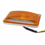 Φώτα όγκου LED αδιάβροχα 22 SMD 12V/24V για φορτηγό πορτοκαλί-λευκό IP66 με πλαίσιο τοποθέτησης 2 τεμάχια SD-4009A SHILIDUO