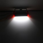 Φώτα όγκου LED αδιάβροχα 24 SMD 24V για φορτηγό κόκκινο-λευκό IP66 με πλαίσιο τοποθέτησης 4 τεμάχια OEM