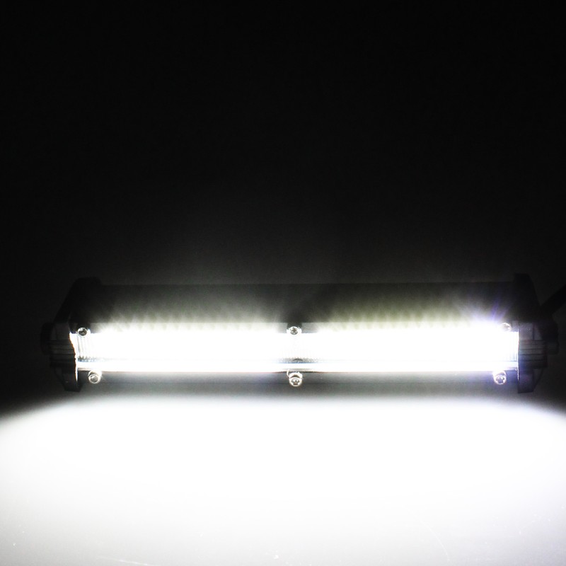 Αδιάβροχος προβολέας LED μπάρα αλουμινίου κατευθυντικός 17cm 2 COB 12V/24V 550LM 6000K IP67 για βάρκες/τρακτέρ/φορτηγά/αυτοκίνητα OEM