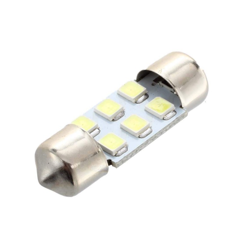 C5W LED λαμπτήρας πλαφονιέρας (σωλήνας) 31mm 6 SMD cool white 1 τεμ. ΟΕΜ 31mm ee2893