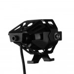 Αδιάβροχος προβολέας μοτοσυκλέτας 1.50 ίντσα Cree LED U7 mini Angel Eye με λευκό φως στεφάνης μαύρου χρώματος 1 τεμ. IP67 OEM Προβολείς ee3804