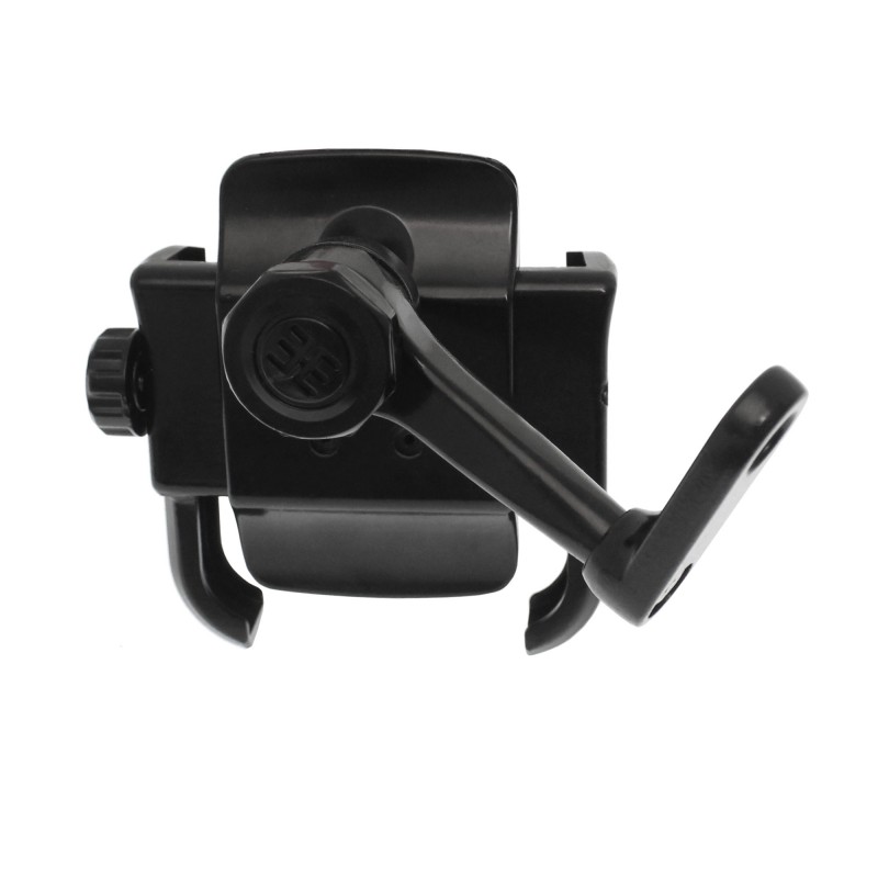 Μεταλλική βάση στήριξης κινητού για καθρέφτη και τιμόνι μοτοσυκλέτας 60mm-90mm μαύρη OEM
