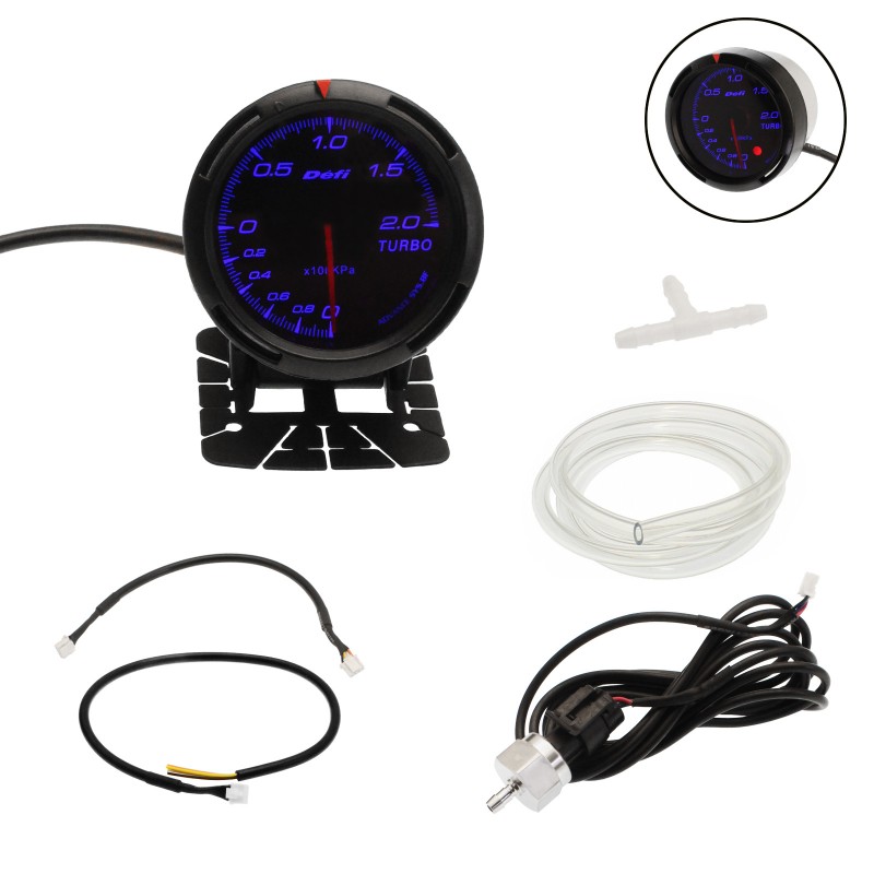 Αναλογικό μπαρόμετρο με LED φωτισμό 12V 60mm HW-0189