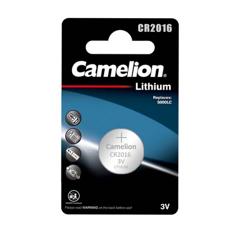 Μπαταρία λιθίου CR2016 3V 1 τεμάχιο CR2016-BP1 Camelion