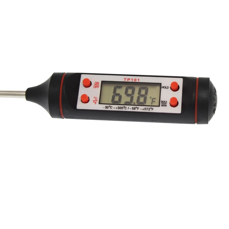 Ψηφιακό θερμόμετρο μαγειρικής και κρεάτων με ανοξείδωτο αισθητήρα καρφί -50°C~300°C TP101