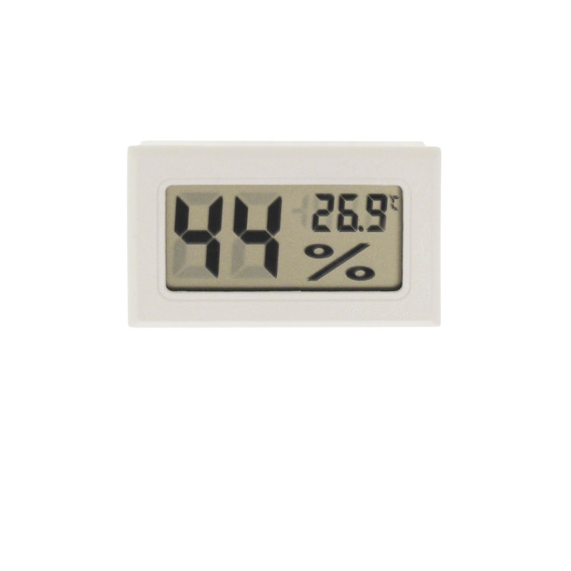 Ψηφιακό θερμόμετρο-υγρασιόμετρο LCD λευκό ARD3065-8