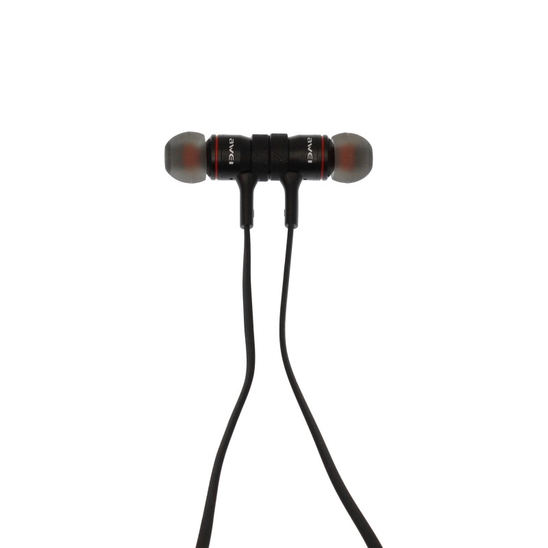 Ασύρματα Bluetooth ακουστικά earphones με ενσωματωμένο μικρόφωνο και μαγνήτη μαύρα A920 BL Awei