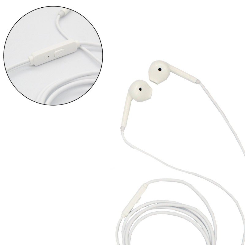 Ακουστικά handsfree 3.5mm jack άσπρα PC-7 Awei