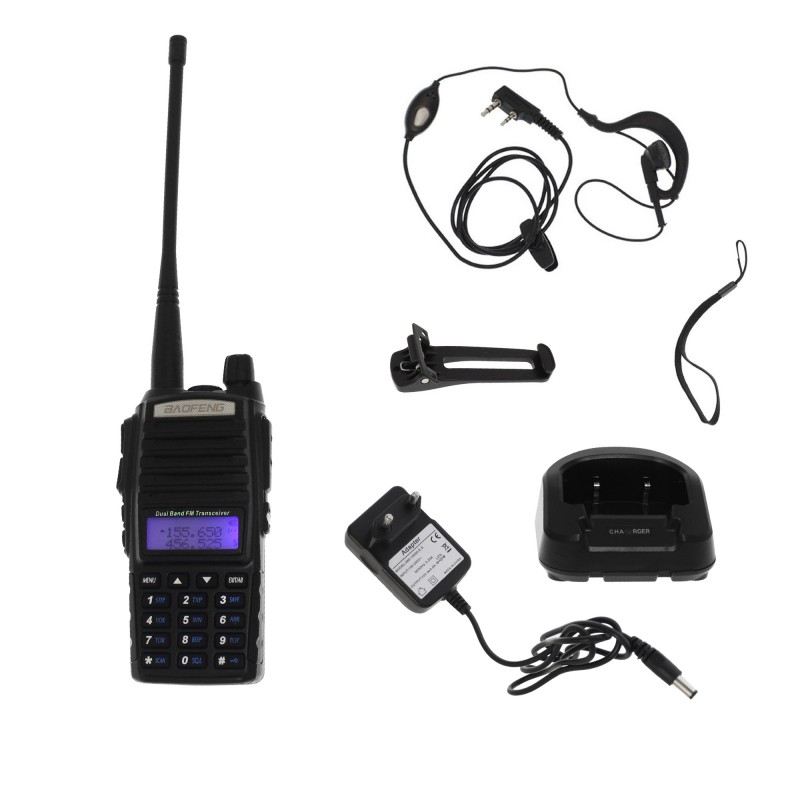 Ασύρματος φορητός πομποδέκτης UHF/VHF 8W UV-82 BAOFENG