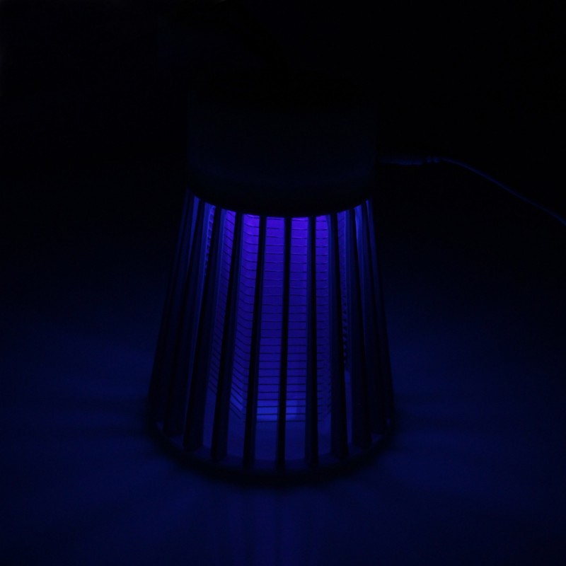 Εξολοθρευτής κουνουπιών και εντόμων USB με LED φωτοκατάλυση λευκό YG-002 OEM