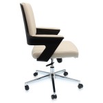 Καρέκλα γραφείου μπεζ/μαύρη ELITESON YN-CH-23-04B
