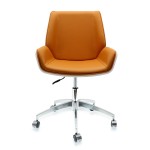 Καρέκλα γραφείου άσπρη/πορτοκαλί ELITESON YN-CH-010B
