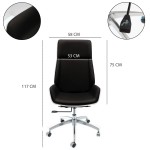 Καρέκλα γραφείου άσπρη/μαύρη ELITESON YN-CH-010A