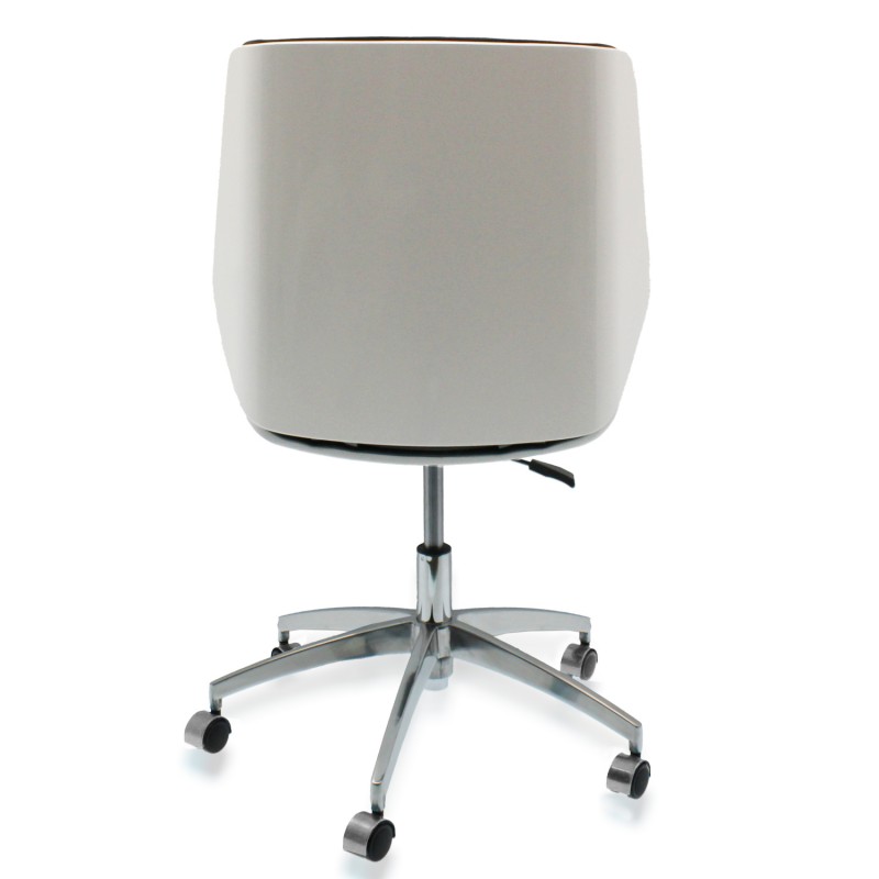 Καρέκλα γραφείου άσπρη/μαύρη ELITESON YN-CH-010B