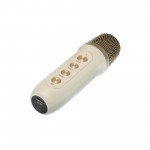 Ασύρματο Bluetooth φορητό ηχείο και karaoke με ασύρματο μικρόφωνο λευκό YS-104 OEM