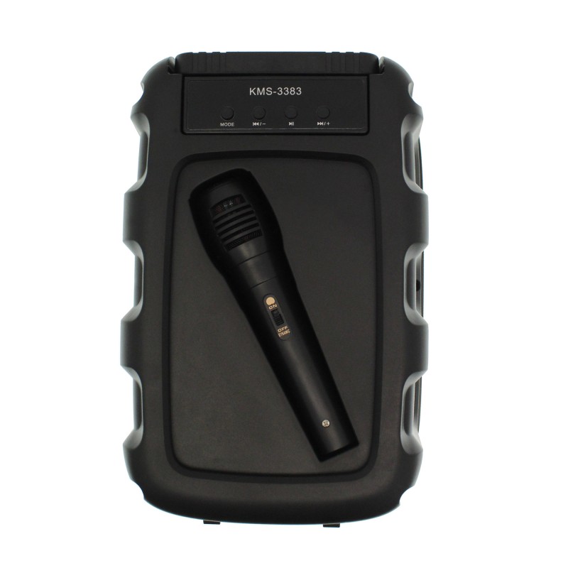 Ασύρματο Bluetooth φορητό ηχείο και karaoke USB με μικρόφωνο και XLR υποδοχή Kimiso KMS-3383 OEM