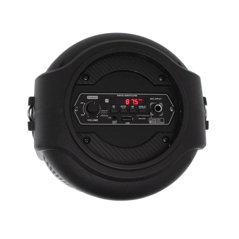 Ασύρματο Bluetooth φορητό ηχείο και karaoke USB με μικρόφωνο και XLR υποδοχή μαύρο Kimiso QS-3602