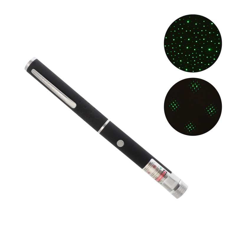 Laser Pointer 100mW 532nm πράσινο με κεφαλή για εναλλακτικά σχέδια ΟΕΜ
