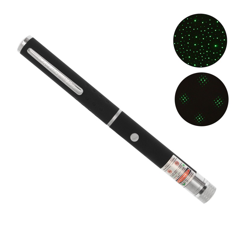Laser Pointer 5mW 532nm πράσινο με κεφαλή για εναλλακτικά σχέδια ΟΕΜ