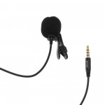 Ενσύρματο πυκνωτικό μικρόφωνο 3.5mm jack ψείρα για καταγραφή ήχου MK1 Awei