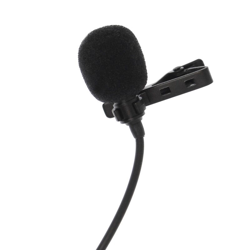 Ενσύρματο πυκνωτικό μικρόφωνο 3.5mm jack ψείρα για καταγραφή ήχου JH-043