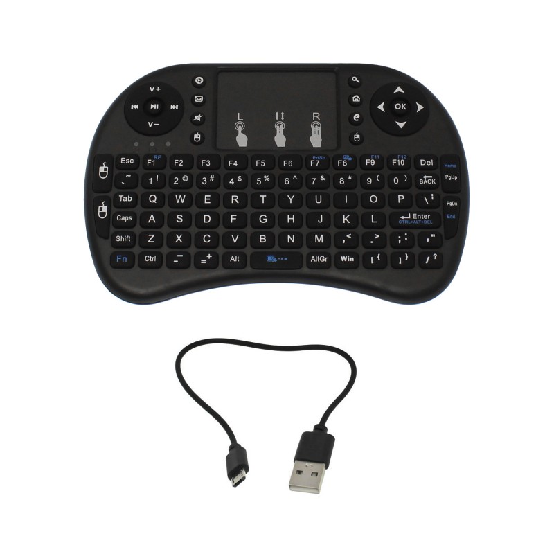 Mini ασύρματο πληκτρολόγιο touchpad Rii i8 2.4GHz MWK08