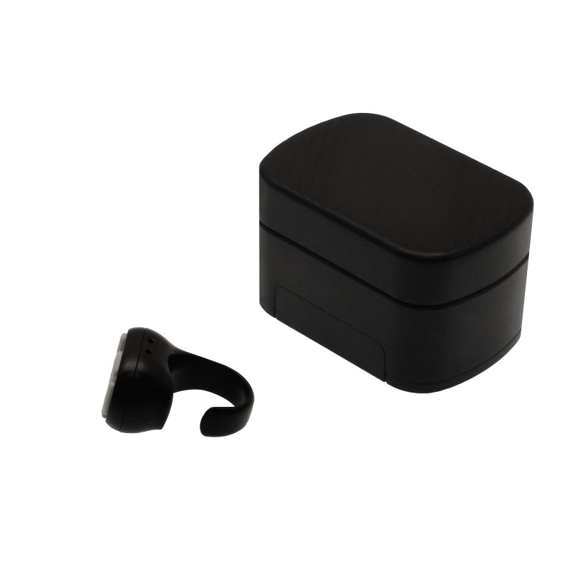 Ασύρματο χειριστήριο-δαχτυλίδι Bluetooth κινητού για απομακρυσμένη διαχείριση εφαρμογών μαύρο S20