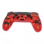 Ασύρματο χειριστήριο PS4 Doubleshock 4 camouflage κόκκινο OEM