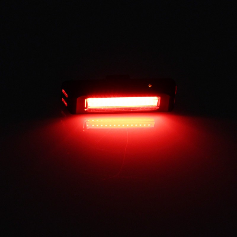 LED ποδηλάτου επαναφορτιζόμενο USB 100LM με εναλλαγή άσπρου και κόκκινου χρώματος RPL-2261