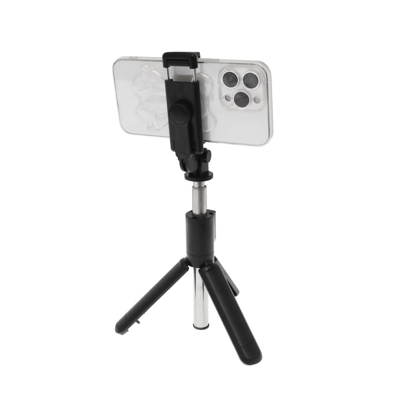 2 σε 1 Bluetooth Τρίποδο και Selfie stick περιστρεφόμενης κεφαλής 360° μαύρο S03