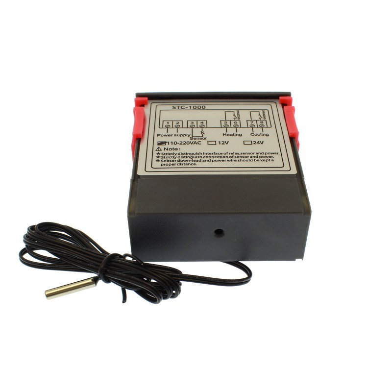 Ψηφιακός θερμοστάτης με αισθητήρα NTC K 110V-220V STC-1000
