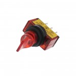 Διακόπτης On/Off 3 pins 12V 20Α με LED κόκκινο DM-4913