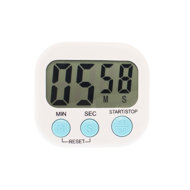 Ψηφιακό χρονόμετρο αντίστροφης μέτρησης με μαγνήτη για κουζίνα λευκό OEM